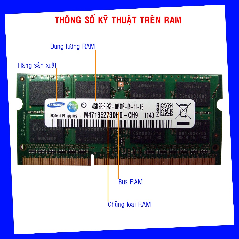 ram dd3 4gb laptop samsung BUS 1333mhz pc3 10600s tháo máy laptop dùng lướt hàng đẹp bảo hành 12 tháng