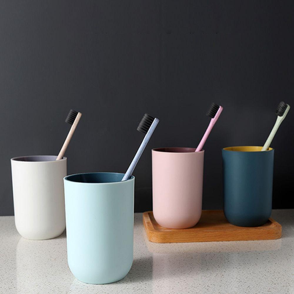 YIYU 1 Cốc Đánh Răng Màu Trơn Sáng Tạo TYLER1