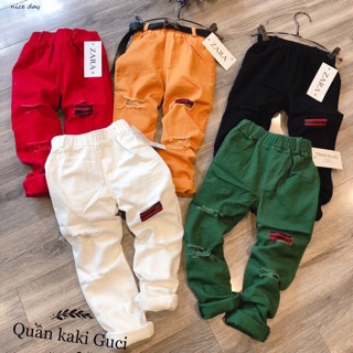 Quần kaki bé trai
