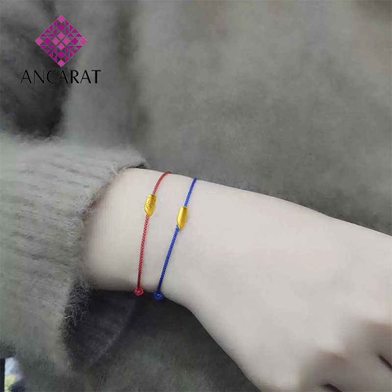 Vòng tay handmade Chuột sa Hạt gạo vàng 24K - ANCARAT