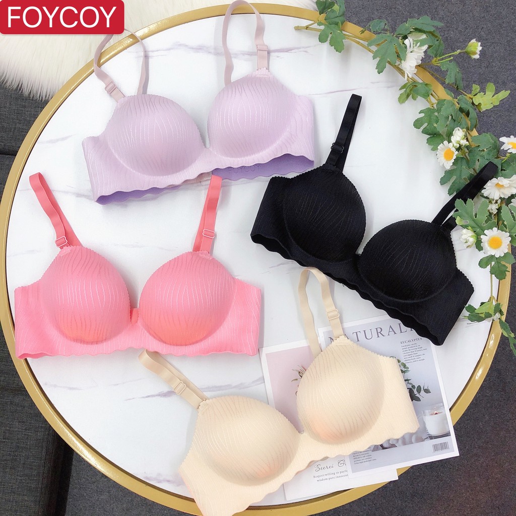 Sale OFF 60%: Áo ngực su gấm không gọng( QC01) thông hơi đệm vừa 2 -2,5 cm cao cấp | BigBuy360 - bigbuy360.vn