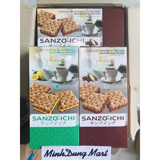 Bánh Sanzo-ichi nhập khẩu vị chanh/cacao hộp 180g