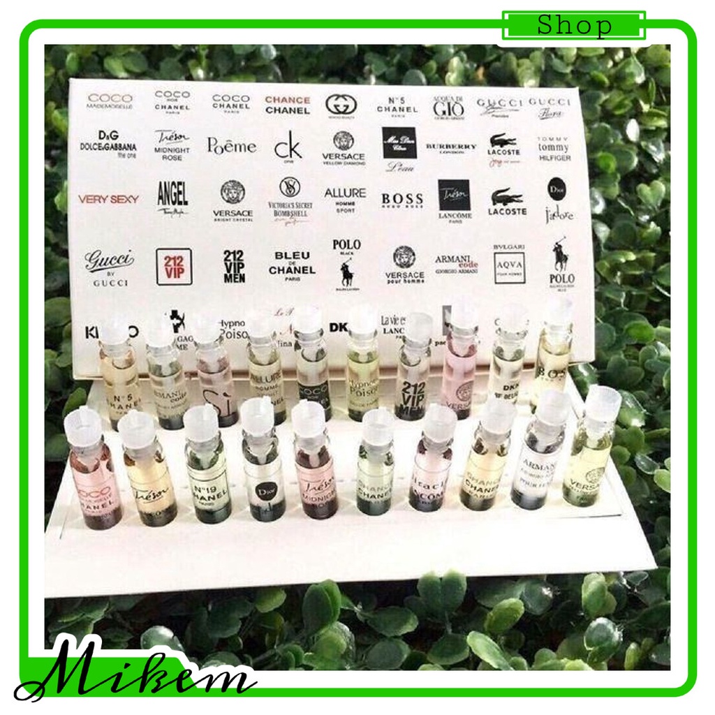 Set 20 Chai Nước Hoa Mẫu Thử Cao Cấp – Nước Hoa – nước hoa mini - Mẫu Thử Nước Hoa - Mẫu Thử Nước Hoa Mini - Nước Hoa Nữ