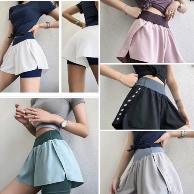 QUẦN HAI LỚP TẬP GYM/Yoga SIÊU HOT