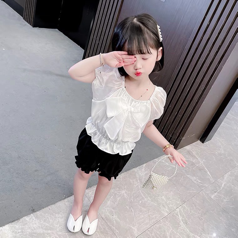 Sét đính nơ cho bé