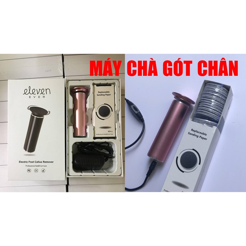 Máy Chà Gót Chân, Xịt Chà Mềm Eleven [ 80ml ]