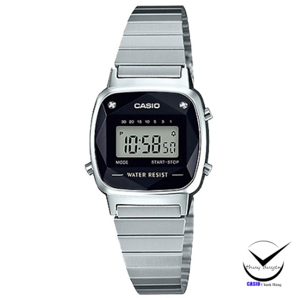 Đồng hồ nữ dây kim loại chính hãng casio LA670WAD-1DF