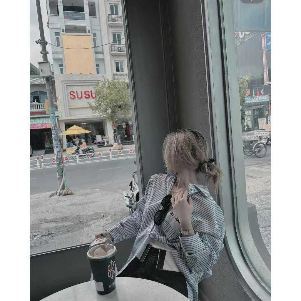 Sơ mi kẻ Jil Sander