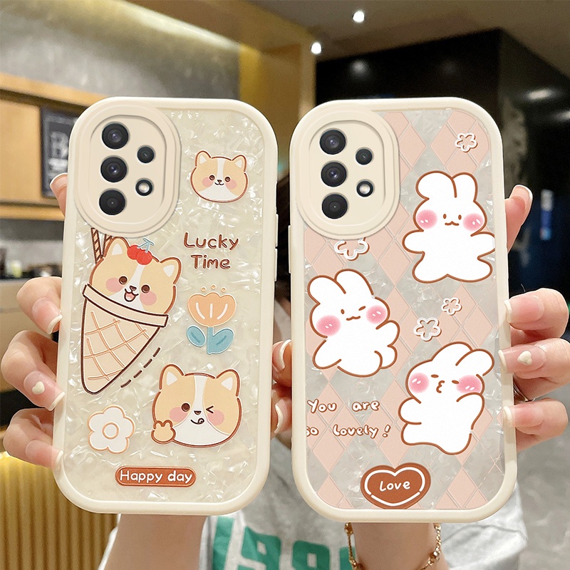 Bear Cartoon Cute Case For Samsung Galaxy A12 5G M12 F12 A12 4G A51 4G M40s A03S A02S A21S A52s 5G A52 4G A52 5G Soft Protective Phone Cover
