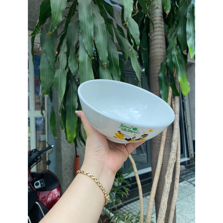 Bộ 2 tô sứ cao cấp in hoạ tiết hkm Unilever ( 7in - 18cm )