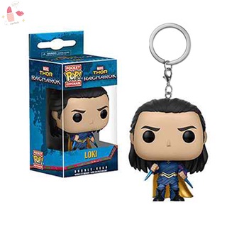 Funko Pop Móc Khóa Vinyl Hình Nhân Vật Thor Hulk Loki Phim Avengers