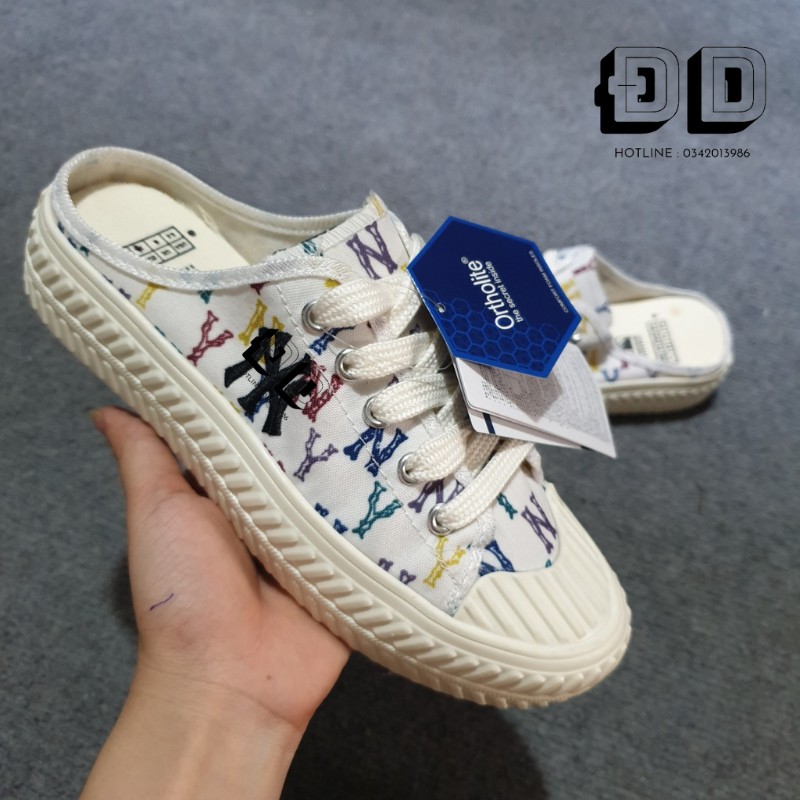 [New] Giày Sục 𝗡𝗬 chữ thêu họa tiết, Sục 𝐌𝐋𝐁 𝗡𝗬 hàng cao cấp | BigBuy360 - bigbuy360.vn