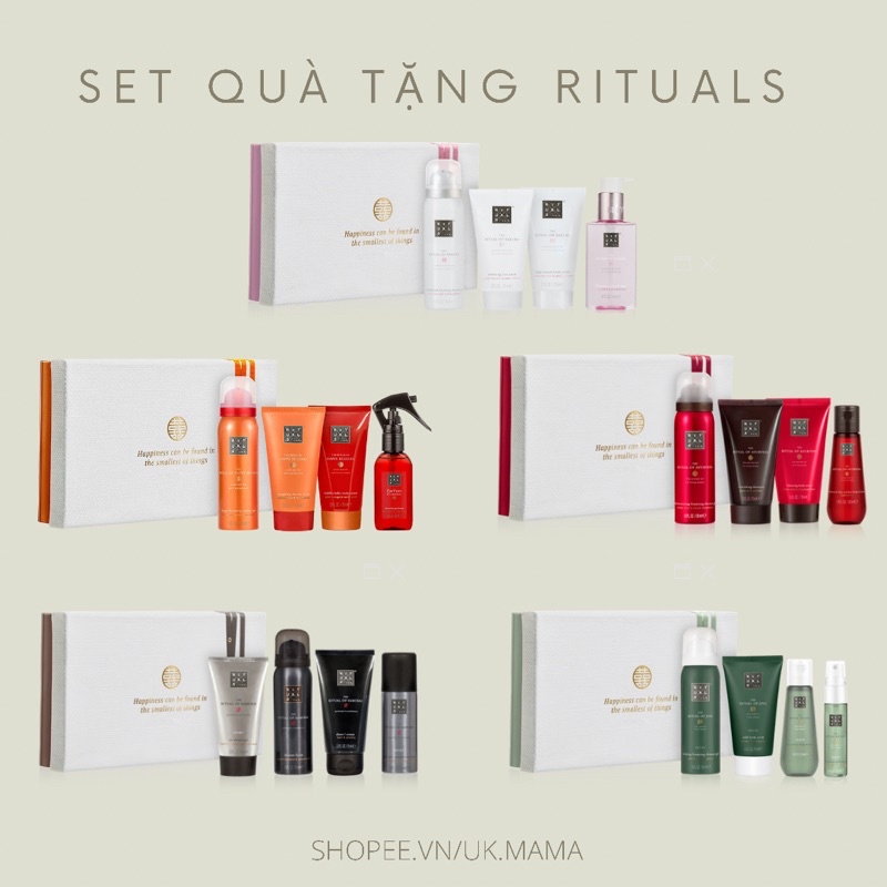 Bộ set quà tặng cao cấp Rituals size S