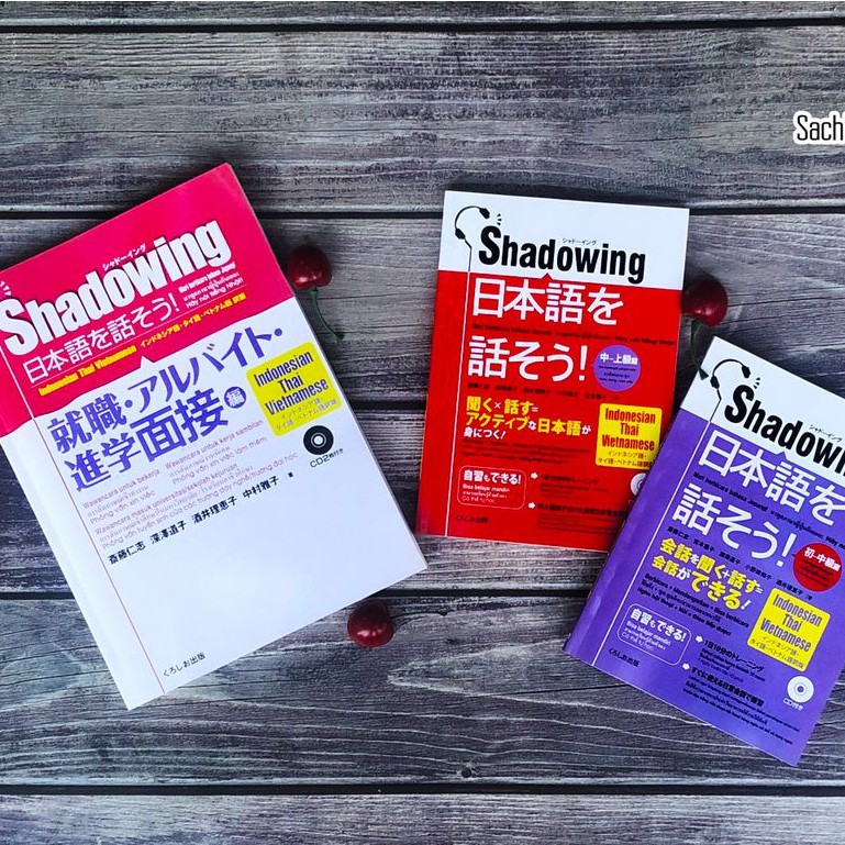 Sách học tiếng Nhật - Shadowing Phỏng vấn tuyển dụng – Bản Nhật Việt