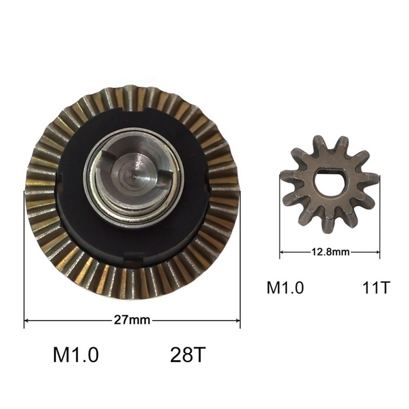 2 Bộ Bánh Răng Kim Loại Khác Nhau Cho Xe Điều Khiển Từ Xa SG 1603 SG1603 SG1604 UDIRC UD1601 UD1602 1 / 16