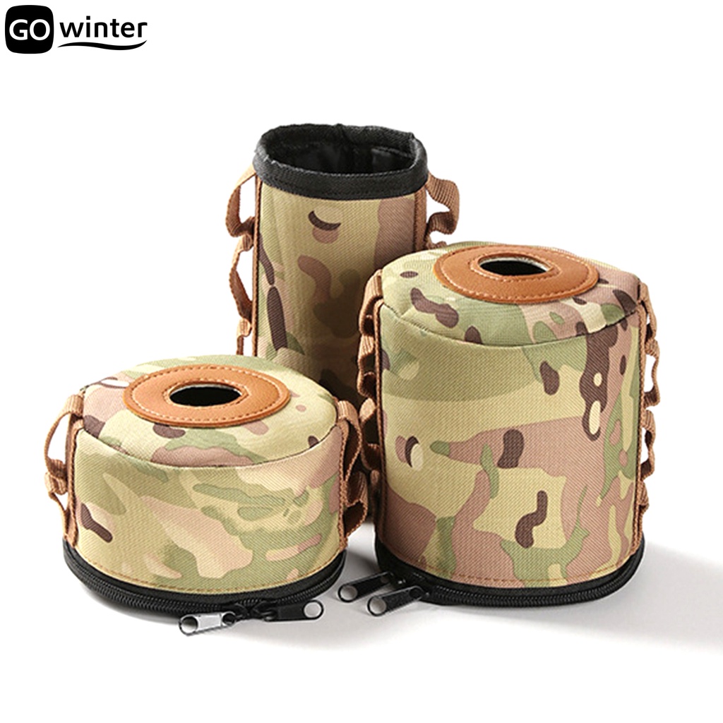 Vỏ bọc bình gas mini bằng vải oxford họa tiết rằn ri cho hoạt động ngoài trời