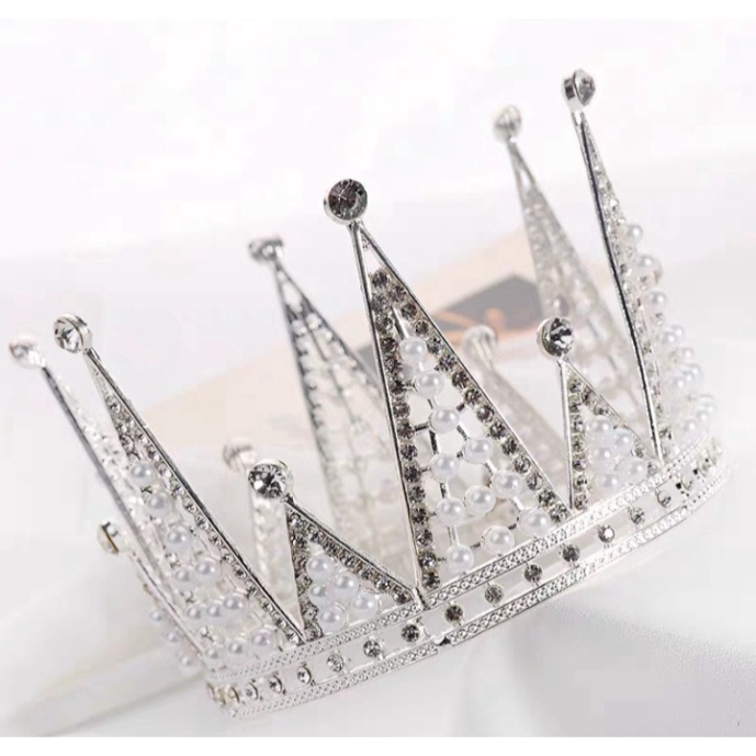 dụng cụ trang trí bánh kem [FREESHIP❤️] Vương miện Nhọn lớn nhựa đẹp