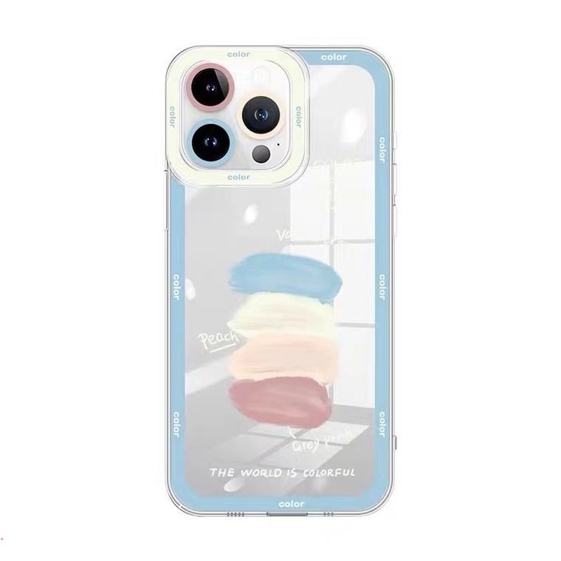 Ốp Điện Thoại Silicon Mềm Trong Suốt Chống Sốc Sơn Dầu Cho Iphone 13 12 11 Pro MAX X XR XS MAX 6 7 8 Plus