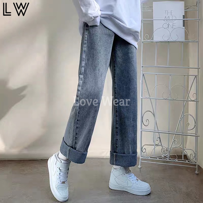 Quần Jean Nữ,baggy, quan jeans, Ống Suông Rộng, NS-01 Cao Cấp - Phong cách Hàn Quốc