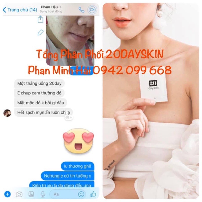 20dayskin ( vitamin tốt nhất cho da) | Thế Giới Skin Care
