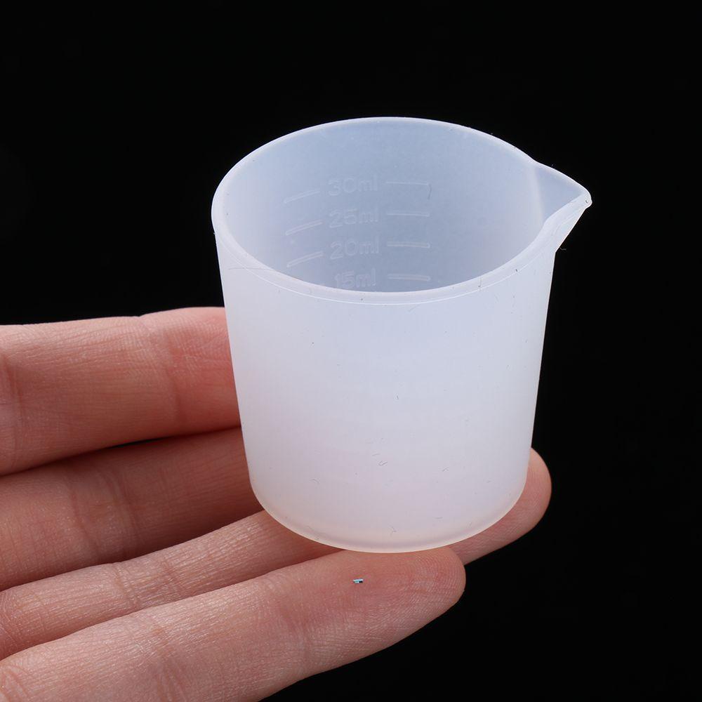 Set 1 / 3 Cốc Đo Lường Bằng Silicon Mềm Dung Tích 30ml Tiện Dụng|Khuôn Làm Đồ Trang Sức Bằng Nhựa Resin