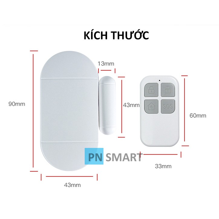 Thiết bị gắn cửa chống trộm và báo khách PNC02