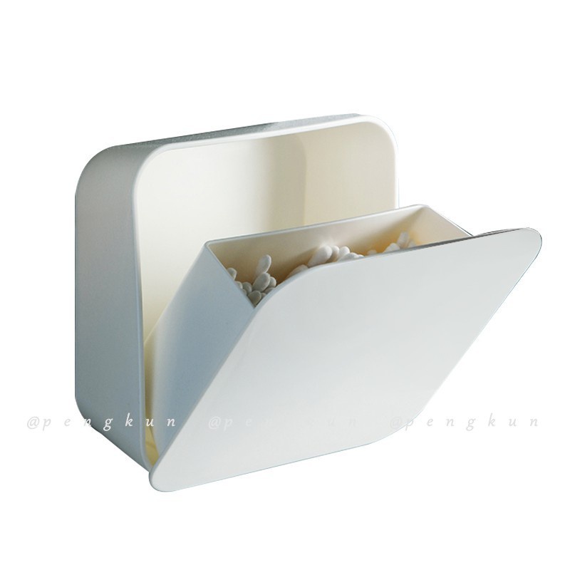 Hộp Đựng Tăm Bông cotton Nắp Lật Chống Bụi Thiết Kế Đơn Giản Đa Năng