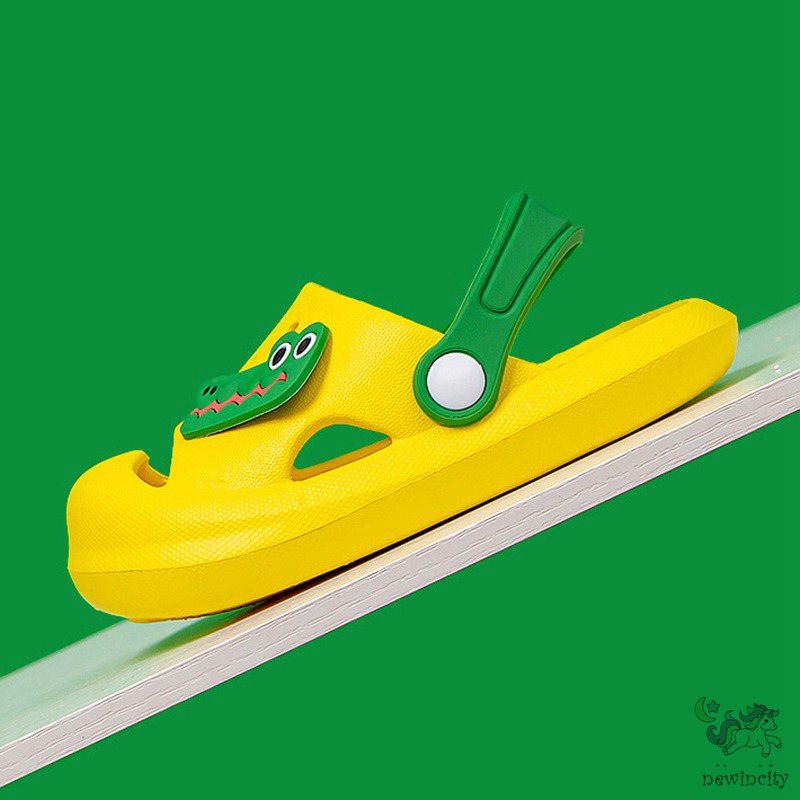 Dép đế mềm họa tiết hoạt hình phong cách Hàn Quốc thời trang dành cho trẻ em
