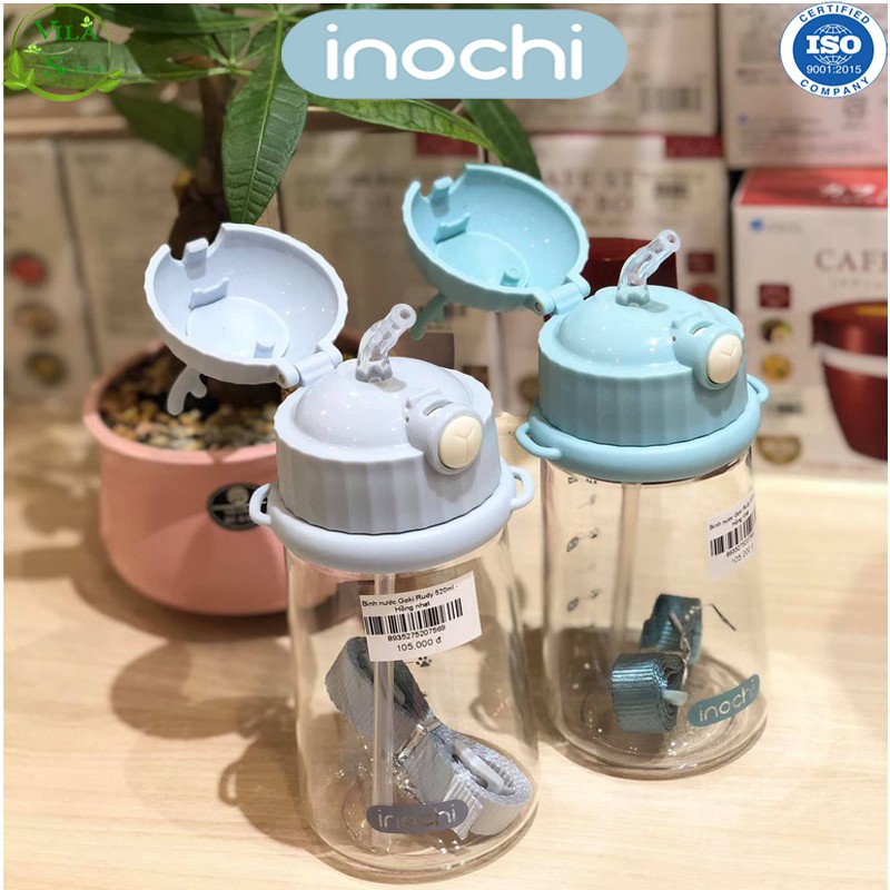 Bình Nước Cho Bé, Bình Nước Cao Cấp Chính Hãng Goki Zuzu 520ml Inochi Đạt Tiêu Chuẩn Xuất Nhật Châu Âu Eu