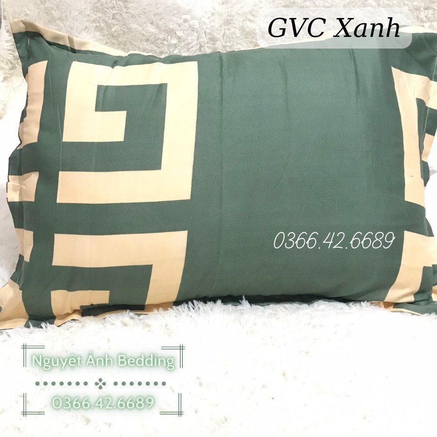 ⚡ Vỏ gối đầu chất Cotton Poly ⚡ Áo bọc gối nằm họa tiết đẹp trẻ trung - Mẫu Mon đàn