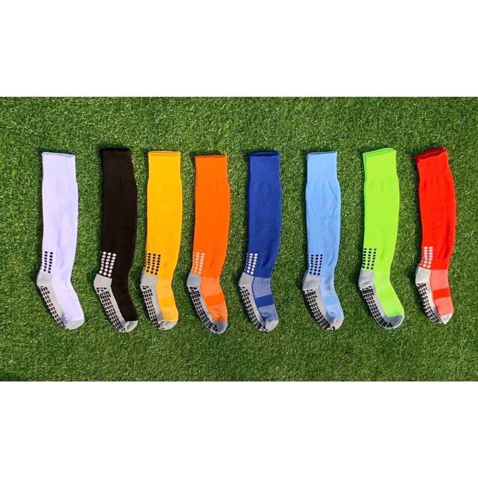 Tất chống trơn trượt bóng đá, vớ đá banh chống trượt loại dài, cổ cao hàng cao cấp dùng cho thể thao, bóng đá.