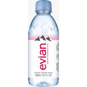 Nước suối Pháp thương hiệu Evian chai PET