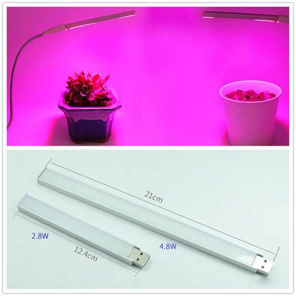Đèn LED chiếu tia cực tím kích thích phát triển cây trồng USB tiện lợi