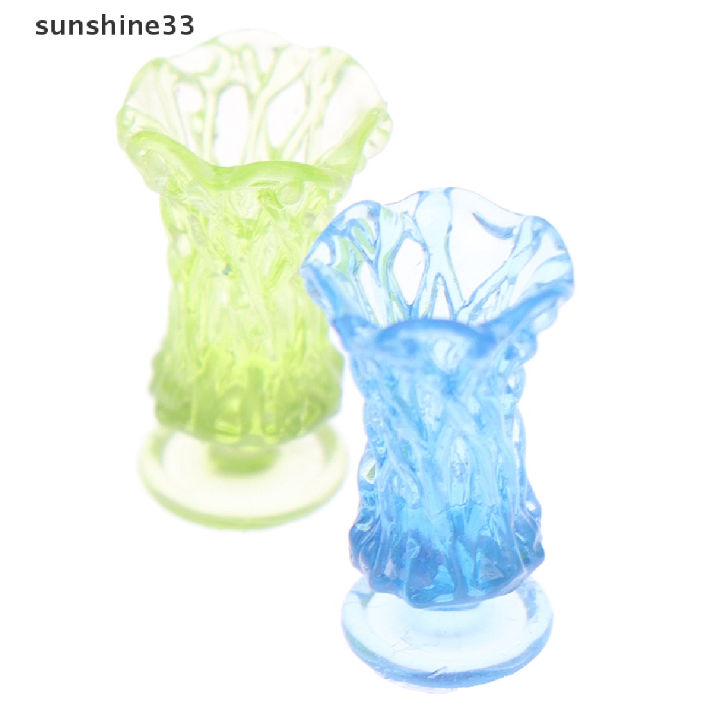 Lọ Hoa Mini Tỉ Lệ 1: 12 Dùng Trang Trí Phòng Khách / Nhà Búp Bê