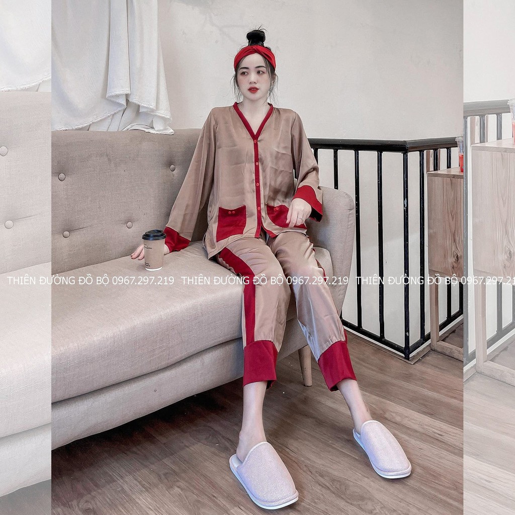 ⚡️FRESHIP XTRA⚡️Đồ Ngủ Pijama, Đồ ngủ pijama lụa Ngọc Trai Fullsize Đủ màu Tặng Kèm Băng Đô Đội Đầu | BigBuy360 - bigbuy360.vn