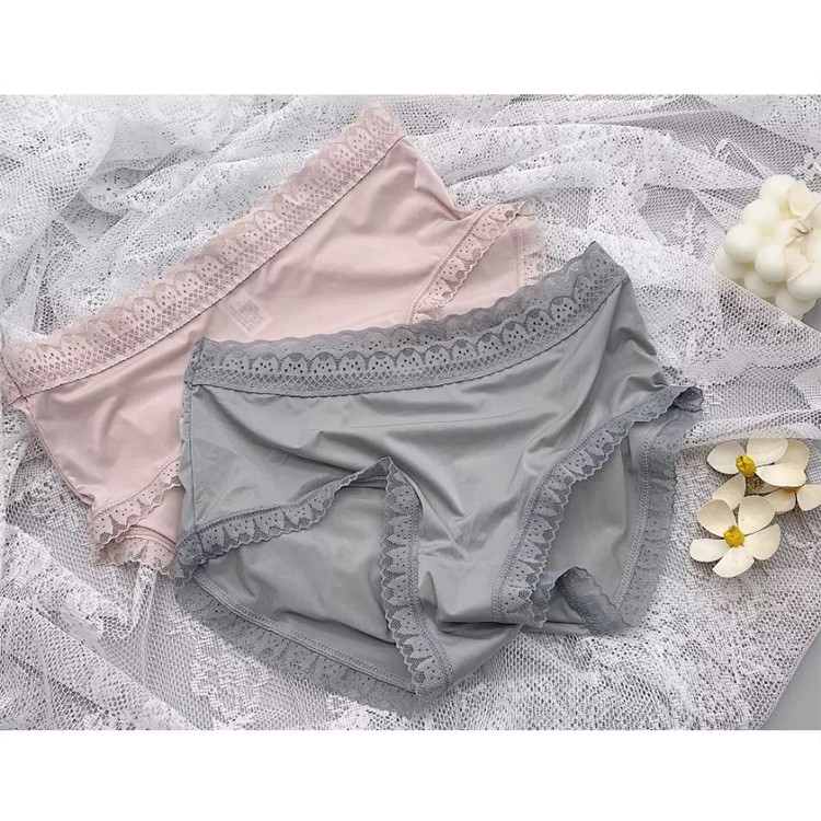 Quần Lót Nữ Siêu Mỏng Thoáng Khí In Hình Mèo Dễ Thương