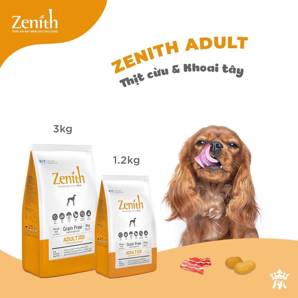 Thức ăn hạt mềm Zenith Adult chó trưởng thành(bao bì mới)