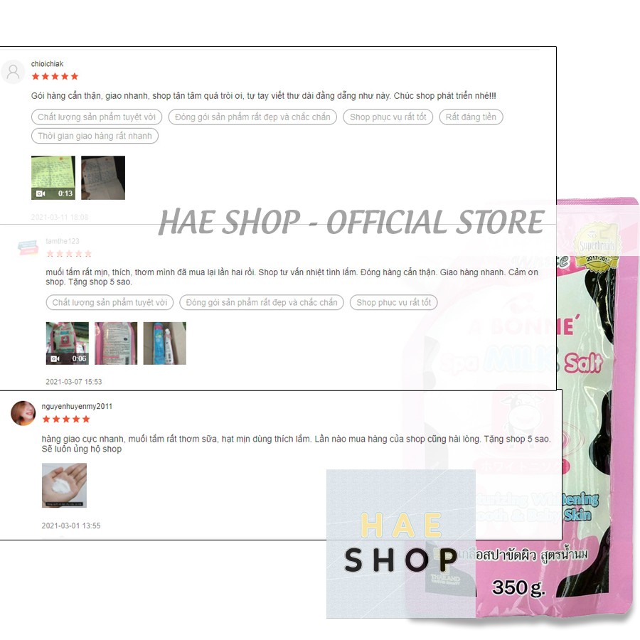 Muối tắm sữa bò tẩy tế bào chết A Bonne Spa Milk Salt Thái Lan 350gr - Hàng Chính Hãng | BigBuy360 - bigbuy360.vn