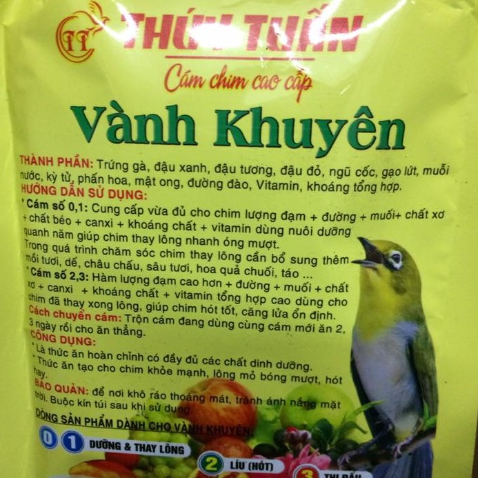 thức ăn nuôi chim Vành khuyên