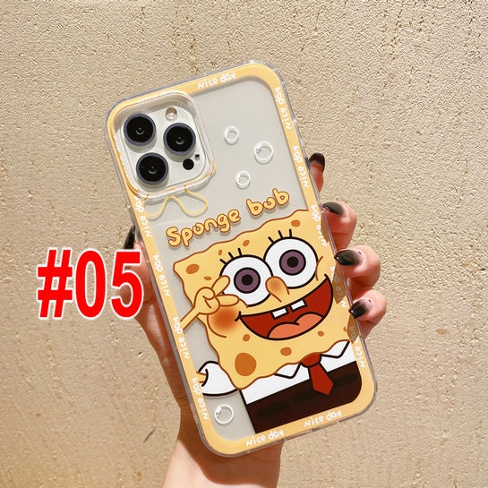 Casing Xiaomi Mi 11T 11 10T 9 8 A3 A2 SE POCO M4 M3 5G Note 10 Lite Pro 5G 9T K20 SpongeBob Patrick Star Style Airbag Shockproof Tpu Clear Soft Phone Case Full Back Cover HLE 05
