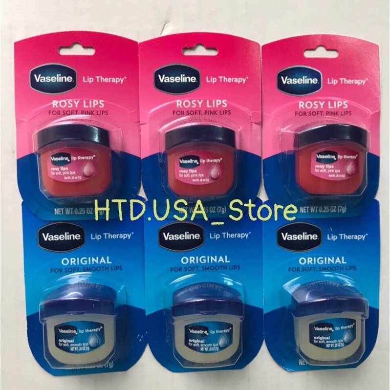 Son dưỡng môi Vaseline Lip Therapy 7g Chính Hãng USA