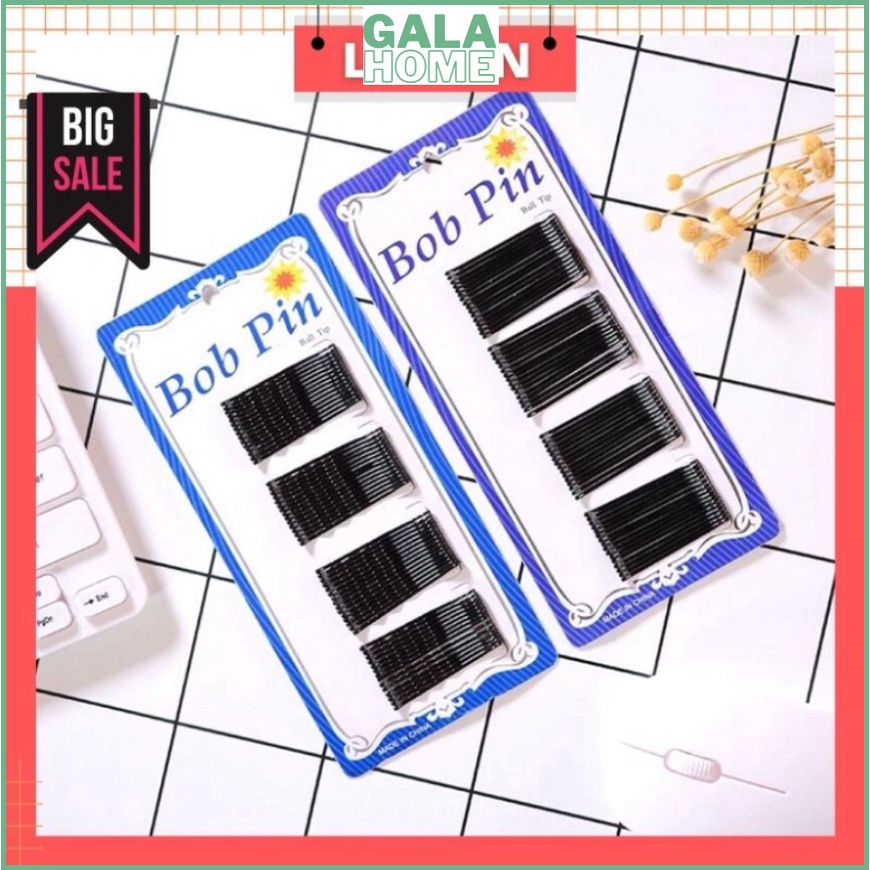 Kẹp tăm đen Cài tóc mái phong cách Hàn Quốc GALA HOME