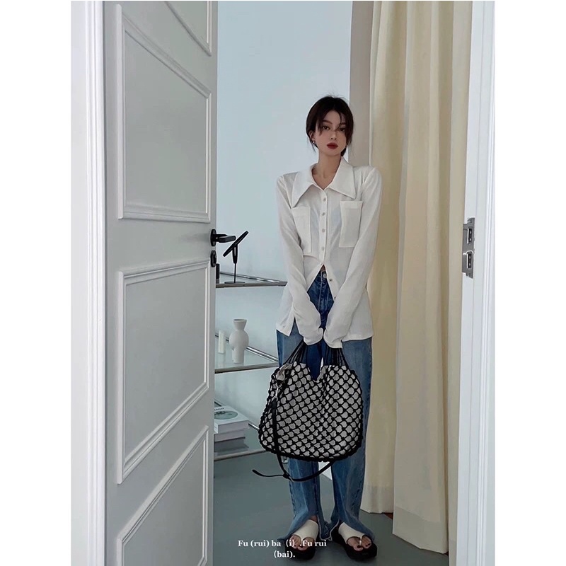 SẴN - Áo sơ mi ôm trẻ trung năng động
