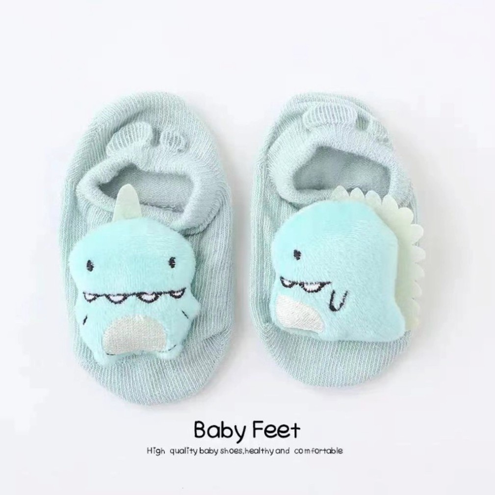 TẤT VỚ 3D HÌNH THÚ CHỐNG TRƯỢT ĐÁNG YÊU CHO BÉ TRAI BÉ GÁI  từ 0-2 tuổi ( hàng mới về ) không phân Size (TT2)