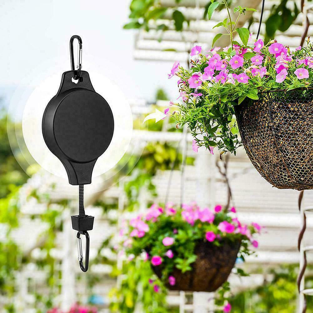 Ròng Rọc Treo Chậu Hoa / Cây Cảnh / Chim Có Thể Điều Chỉnh Và Thu Gọn Sáng Tạo