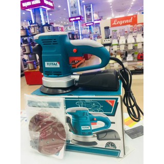 Máy chà nhám đĩa tròn total tf2041501 chà nhám gỗ 450w total máy chà tròn
