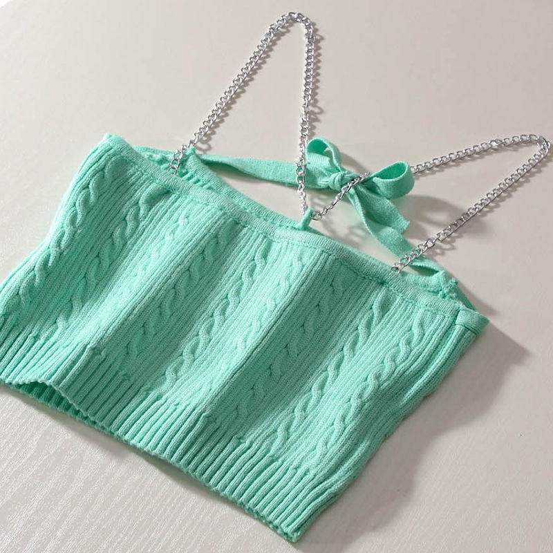 COZOK Áo Dệt Kim Không Tay Thời Trang Cho Nữ