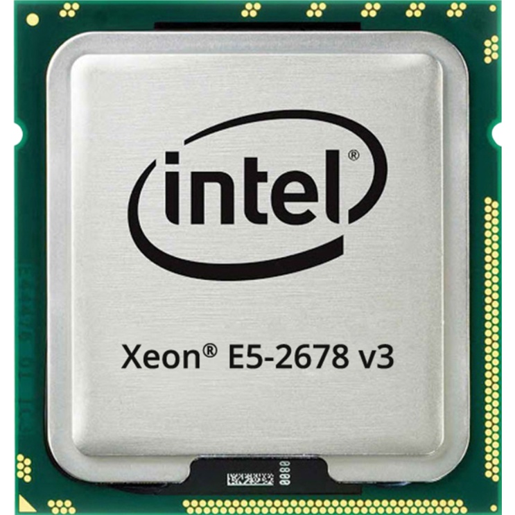 CPU Intel Xeon E5 2678 V3 (2.5GHz, 12 nhân 24 luồng, 30MB Cache, 120W) - Socket Intel LGA 2011-v3