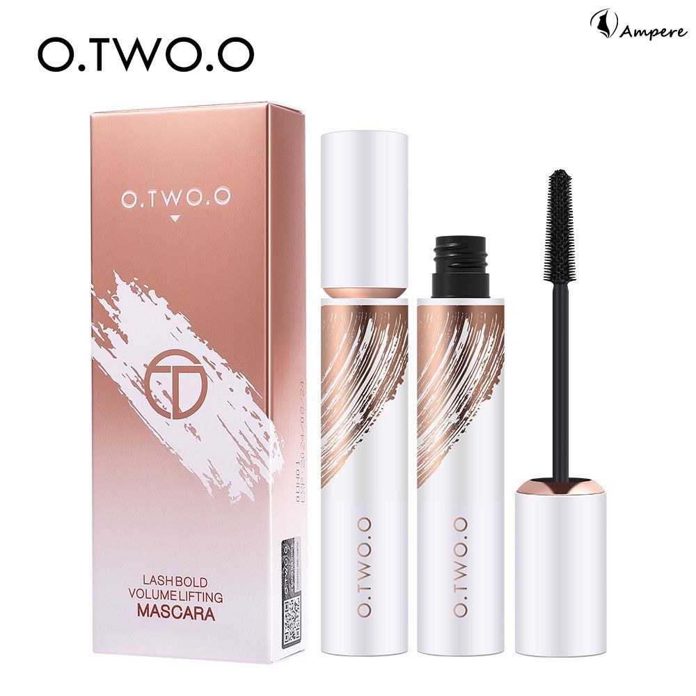 Mascara O.TWO.O sợi lụa 4D làm dài mi không thấm nước lâu trôi 47g AMPERE