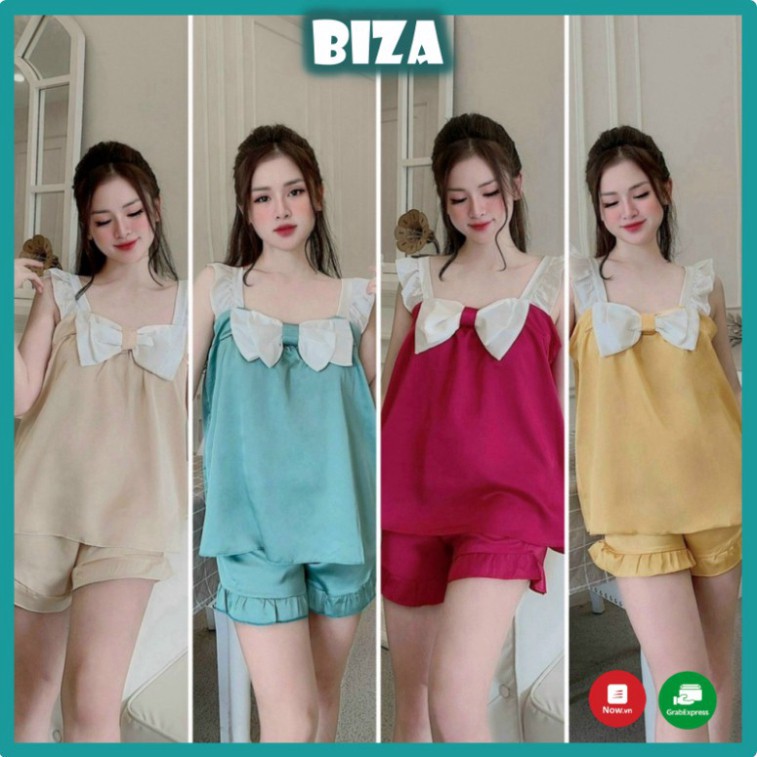 2D2 Đồ Bộ Ngủ 2 Dây Nơ Trắng Baby #Đồ Ngủ | Đồ Bộ Nữ | Váy Ngủ | Pijama | Pizama | Pyjama - -. .